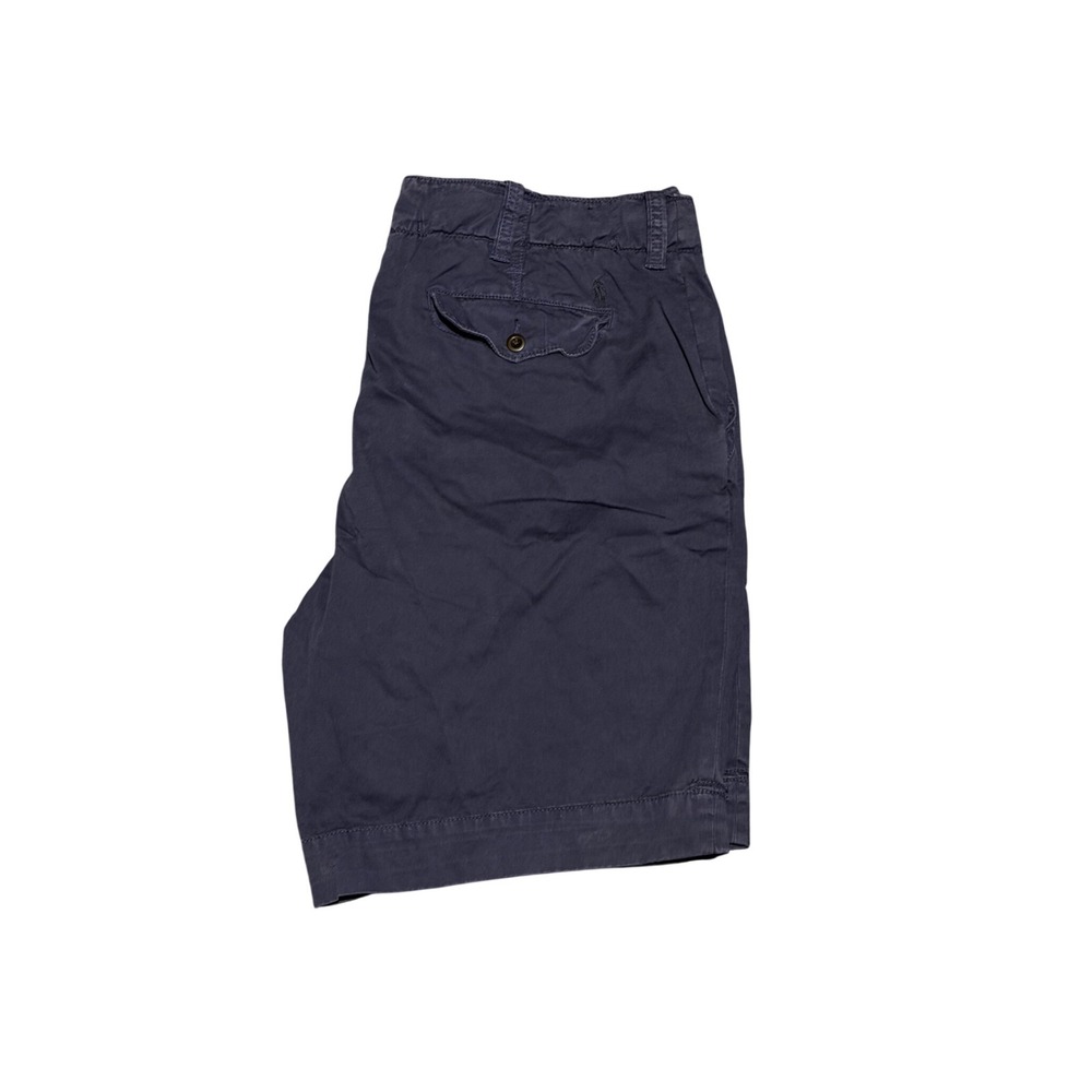 Polo Ralph Lauren Mens Navy Blue Cotton Utility Shorts Size 38